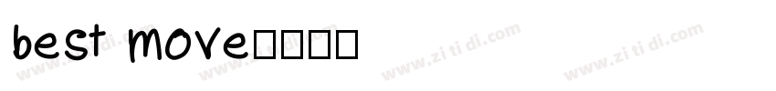 best move字体转换